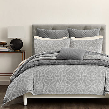 Tencel Cotton Comforter Set King for sale online gray Fieldcrest 