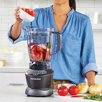 NutriBullet Blender Combo With Single Serve Cups Color: Gray JCPenney