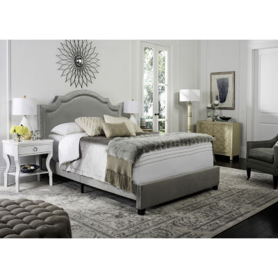 Theron Velvet Upholstered Bed