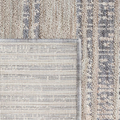 Winona Faded Stripe PET Yarn Indoor Outdoor Rectangular Area Rug