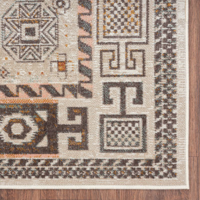 Anica Southwestern Geometric Indoor Outdoor Rectangular Area Rug