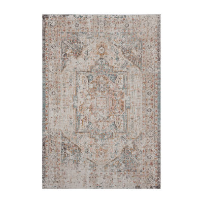 Anica Traditional Medallion Indoor Outdoor Rectangular Area Rug