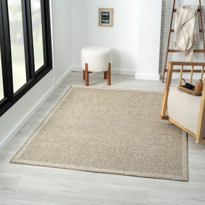 Odette Modern Solid Indoor Outdoor Rectangular Area Rug