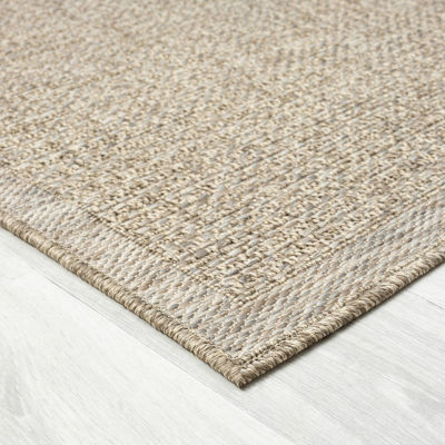 Odette Modern Solid Indoor Outdoor Rectangular Area Rug