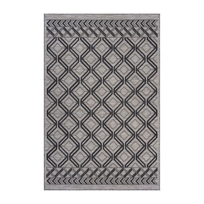 Reese Geometric Daze Indoor Outdoor Rectangular Area Rug