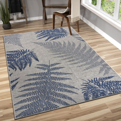 Scarlett Fallen Fern Indoor Outdoor Rectangular Area Rug