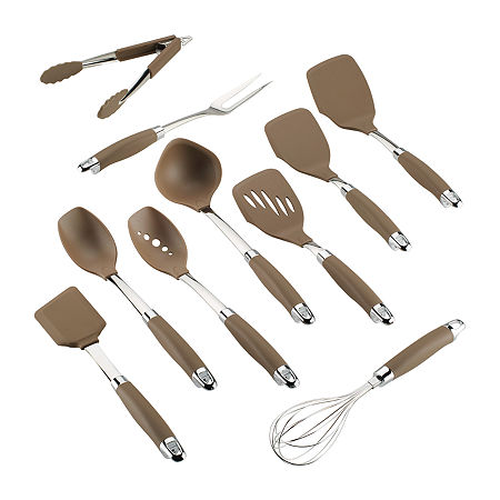 Anolon 10-pc. Kitchen Utensil Set, One Size, Brown