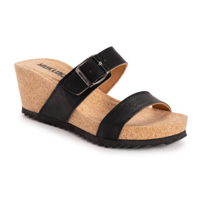 Muk Luks Womens Winona Wedge Sandals