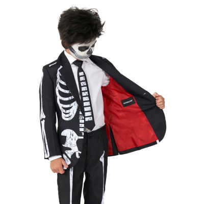 Suitmeister Skeleton Little & Big Boys 3-pc. Suit Set