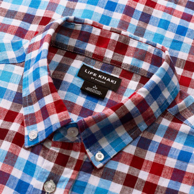 Haggar® Men's Life Khaki™ Linen Blend Comfort Shirt
