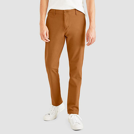Dockers Ultimate Chino With Smart 360 Flex Mens Comfort Waistband Slim Slim Fit Flat Front Pant, 33 32, Brown