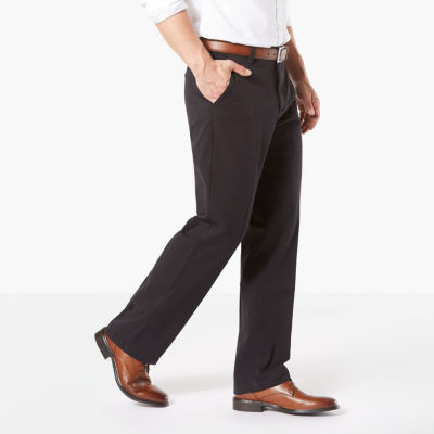 Dockers Workday Khaki With Smart 360 Flex Mens Big and Tall Classic Fit Flat Front Pant