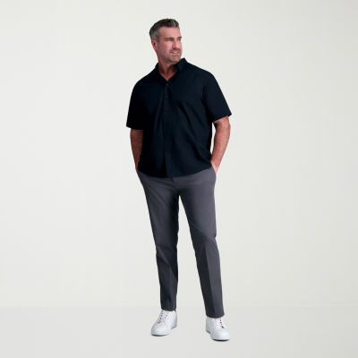 Big & Tall Haggar® Life Khaki™ With REPREVE® Comfort Woven Button-Down Shirt