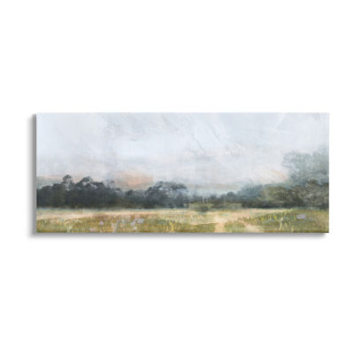 Stupell Industries Rural Field Abstract Landscape Canvas Art