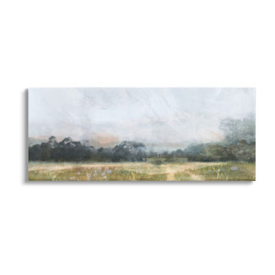 Stupell Industries Rural Field Abstract Landscape Canvas Art