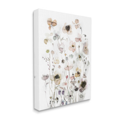 Stupell Industries Soft Cottage Florals Canvas Art