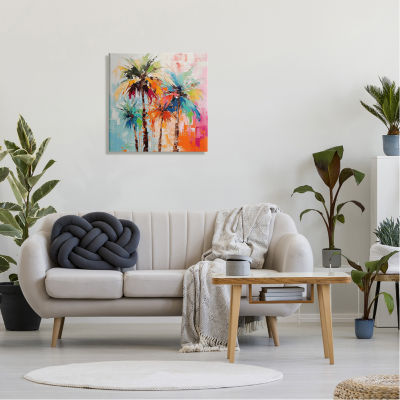 Stupell Industries Abstract Palm Tree Painting Canvas Art