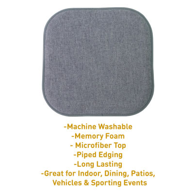 Sweet Home Collection Alexis Memory Foam Dining Cushions