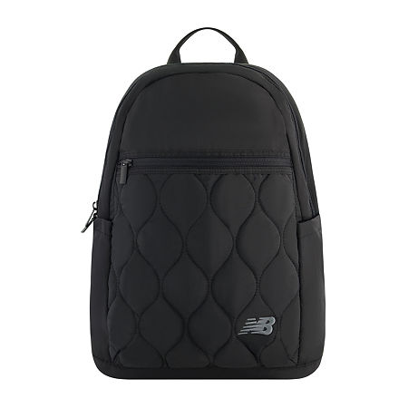 New Balance Quilted Backpack, One Size, Black