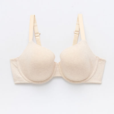 Ambrielle Cotton Womens Medium Support Demi Bra