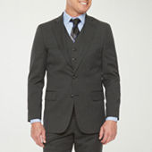 J. Ferrar Ultra Comfort Mens Stretch Fabric Classic Fit Suit