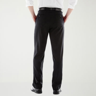 Stafford® Executive Super 100 Wool Flat-Front Suit Pants - Classic