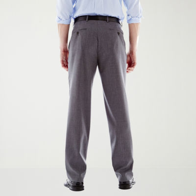 Stafford® Executive Super 100 Wool Flat-Front Suit Pants - Classic