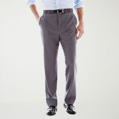 Stafford® Executive Super 100 Wool Flat-Front Suit Pants - Classic