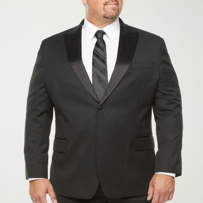 Stafford Coolmax All Season Ecomade Mens Big and Tall Classic Fit Tuxedo Jacket