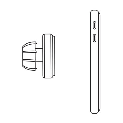 Chargeworx Magnetic Flexble-Neck Windshield Cell Phone Car Mount