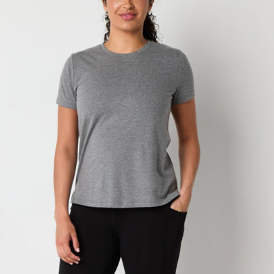 Xersion Womens 2 Pack Cotton Crew Neck Short Sleeve T-Shirt