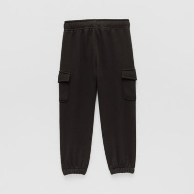 Okie Dokie Cargo Toddler & Little Boys Cuffed Regular Fit Jogger Pant