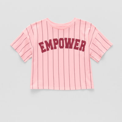 Xersion Little & Big Kid Girls Crew Neck Short Sleeve Active T-Shirt