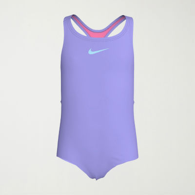 Nike Little & Big Kid Girls Long Sleeve One Piece Swimsuit