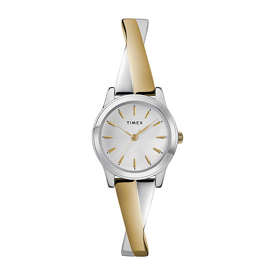 Timex Womens Two Tone Stainless Steel Expansion Watch Tw2r98600jt
