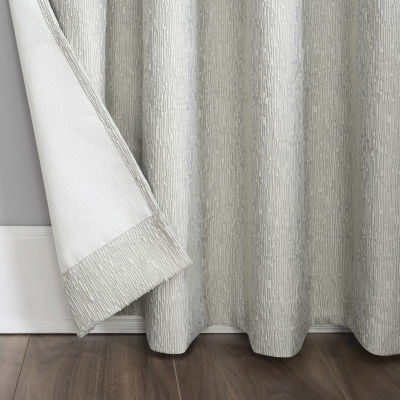 Sun Zero Noir Dimensional Thermal Extreme Grommet Top Energy Saving 100% Blackout Single Curtain Panel