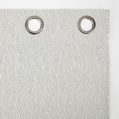 Sun Zero Noir Dimensional Thermal Extreme Grommet Top Energy Saving 100% Blackout Single Curtain Panel