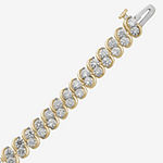 5 CT. T.W. Genuine White Diamond 10K Gold 7.5 Inch Tennis Bracelet