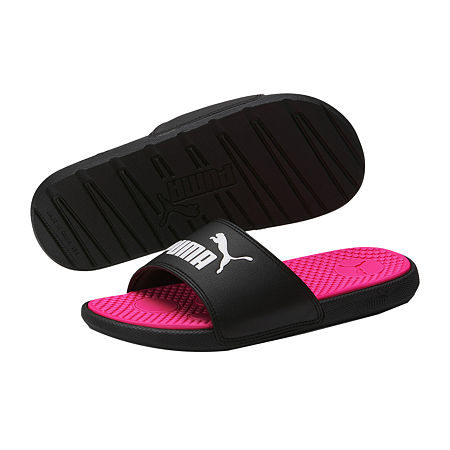  Slide Sandals - Puma Big Girls Cool Cat Slide Sandals