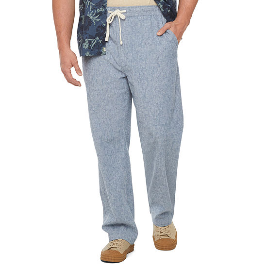 Mutual Weave Mens Big and Tall Relaxed Fit Drawstring Pants
