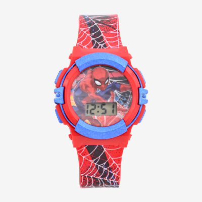 Spiderman Boys Red 2-pc. Watch Boxed Set Spd40061jc