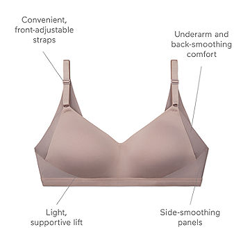 Warners® No Side Effects® Underarm and Back-Smoothing Comfort Wireless Lift  T-Shirt Bra RN2231A - JCPenney