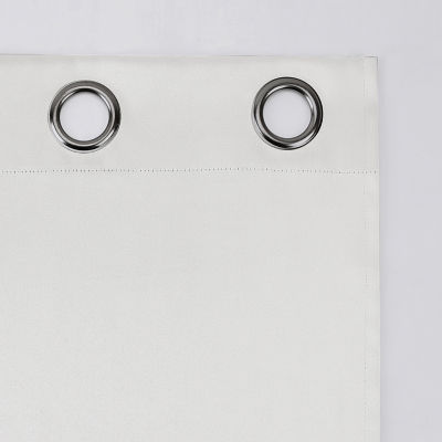 Sun Zero Oslo Grommet Top Energy Saving 100% Blackout Single Curtain Panel