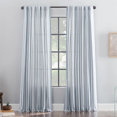 Archaeo Denza Light-Filtering Back Tab Single Curtain Panel - JCPenney