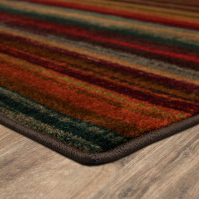 Mohawk Home New Wave Boho Stripe Indoor Rectangular Area Rug