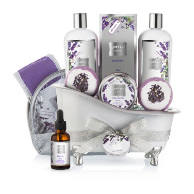 Lovery Lavender Home Spa Bath Set 9pc Body Care Kit JCPenney