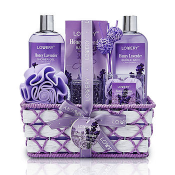 Lovery Honey Lavender Home Bath Gift Set -15pc Relaxation Gifts - JCPenney