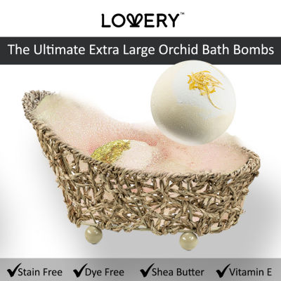 Lovery White Orchid Bath Gift Set -9pc Handmade Spa Kit