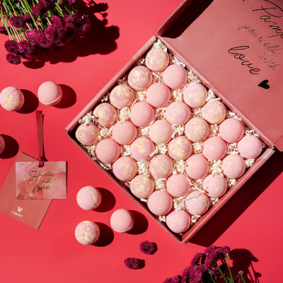 Lovery Handmade Bath Bomb Gift Set - 30pc Bubble Bath Fizzies