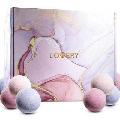 Lovery Bath Bombs Gift Set - 30pc Spa Body Care Balls In Variety Scents